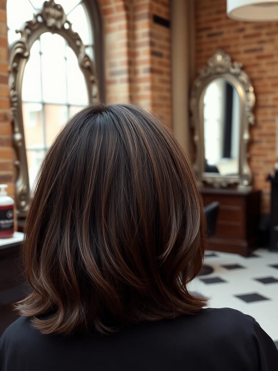 Lived-in balayage before
